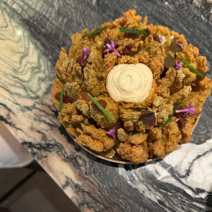 The blooming onion at the roe