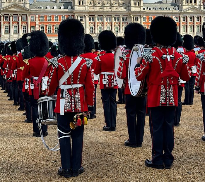 Trooping the colour 