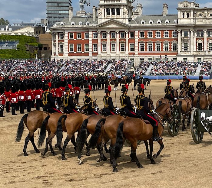 Trooping the colour 
